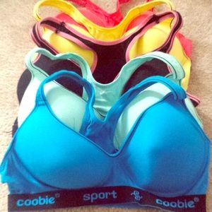 Coobie Women's Sports Bras, Multi, 38D (fits 36D)